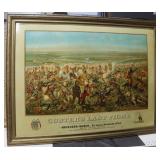 ï¿½Custers Last Fightï¿½ 1940ï¿½s Chromolithograph