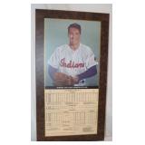 Robert Feller Hall of Fame Baseball Plaque;