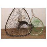2 Frabill Fishing Nets; 1 has 48' Slider Handle