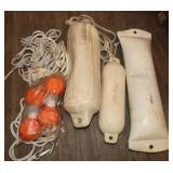 3 Buoys, 2 Anchors, & Rope