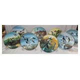 Complete Set of 8 Ducks Unlimited Duck Plates;