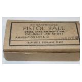 50 Rounds Vintage Pistol Ball .45 M1911