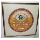Cranberry Label ï¿½Chief Brandï¿½ Grand Rapids, WIS.
