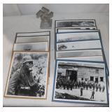 13)  8ï¿½ X 10ï¿½ Vintage B&W Army Photos & Swastika;