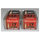 100 Rds. Sealed Hornady 17 Mach 2 15.5 Grain Ammo