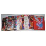 12) 1986 Playboy Magazines w/ Centerfold
