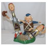 Blatz Beer Baseball Players Display, 19'x16'