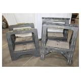 2 Pairs of Saw Horses