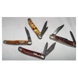 4 Folding Knives: Remington UMC No. R605 and