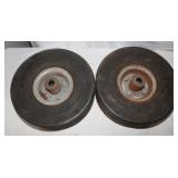 2) Pneumatic Tube Type 10' Tires