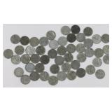 50) 1943 Steel Pennies
