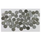 50) 1943 Steel Pennies