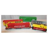 TYCO Locomotive & 4 Train Cars