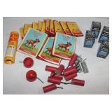 Three M-150ï¿½s ,10 Pyro Pops, 4 Witch Whistles and