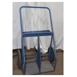 2 Cylinder Oxygen Cart 25x20x45' Tall