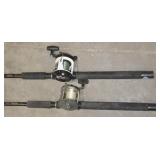 2 Fishing Rod & Reel Combos: