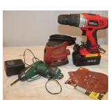 Finish Sander, Cordless Drill &