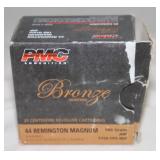 25 Rds. PMC 44 Rem Mag. Cartridges