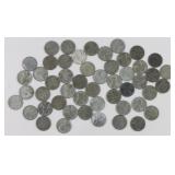 50) 1943 Steel Pennies