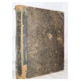 1882 German Newspapers Bound in a Book