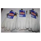 3 NEW Goat Skin Gloves Size MED