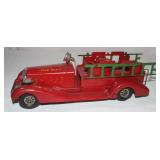 Vintage Windup (Works) MARX Fire Truck;