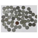 50) 1943 Steel Pennies