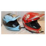 2 Race Helmets: Youth M & L