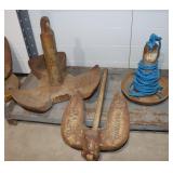 3 Kaukauna Boat Anchors: 30 lb., 20 lb. & 10 lbs.