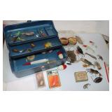 My Buddy Tackle Box w/ Vintage Tackle; 18x6.5x6'