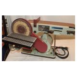 4' Belt & 6' Disc Sander Mo. 240-2693, Works;