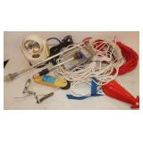Ski Tow Harness, Stow Away Light, Rope &