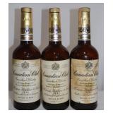 3) 1953 Canadian Club Whisky Bottled in Bond;