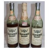 3) Sealed 1941 Jean Robert California Grape Brandy