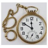 B.W. Raymond Elgin RR 21 Jewel Pocket Watch