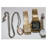 4 Timex Watches: 2 Indiglo, 2 ?