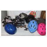 Safety Helmets, Roller Blades & Rip Stick