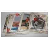 5 Country Gentleman Magazines (1920's & 1930's)
