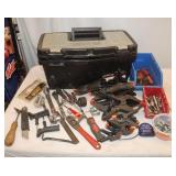Toolbox w/ Sockets, Allen Wrenches, Clips,..