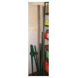 10 Fence Posts & 2 Angle Iron