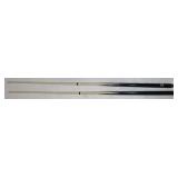 2 New 1 Piece Pool Cues.