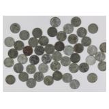 50) 1943 Steel Pennies