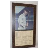 Ty Cobb Hall of Fame Baseball Plaque;
