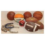 Basketballs, Footballs & Horseshoes