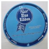 Pabst Blue Ribbon Beer Tray, 12' Diameter
