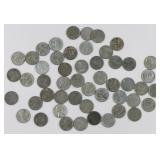 50) 1943 Steel Pennies