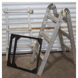 Rolling Cart, Folding Ladder & Shortened Ladder: