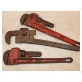 3) 14' Pipe Wrenches