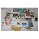 Fishing Lures, Sinkers, Hooks, Line,..