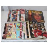 24 Playboy Magazines w/ Centerfolds: